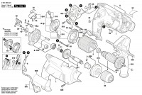 Bosch 0 603 386 603 Psb 650 Re Percussion Drill 230 V / Eu Spare Parts